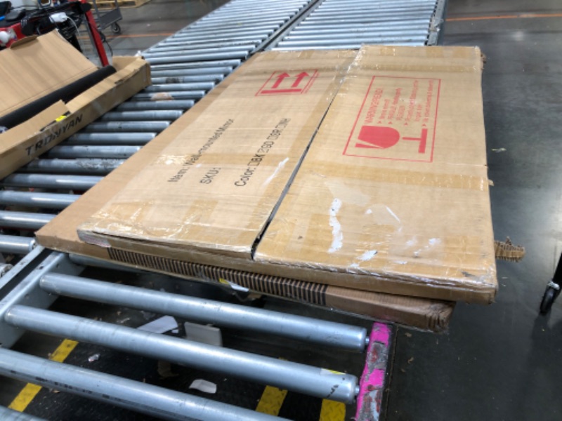 Photo 1 of ** MISSING HARDWARE**
Arched Bathroom Mirror - 38x26 Inch Gold Bathroom Mirror for Wall - Aluminum Alloy Framed Mirror - Arched Top Bathroom Vanity Mirror for Living Room, Bedroom, Mantel, Entryway, and Hallways