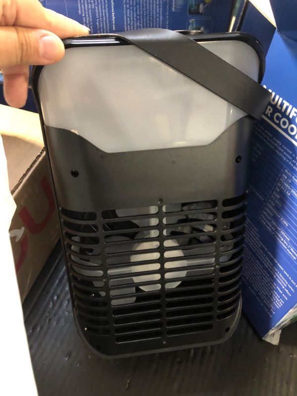 Photo 1 of **UNTESTED**
iFTY Small Portable Air Conditioners, Portable AC Unit w/Remote, 1.5L Water Tank, 3 Speeds, 2 Cool Mist, 3 Timers, 7 Night Light, Mini Air Conditioner, Personal Air Cooler Fan for Room Bedroom Office