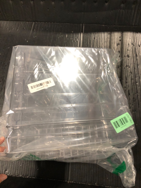 Photo 1 of *MISSING PARTS**
Kjfeoiye 12 Pack Hard Sturdy Thickened Rigid XX Large Shoe Storage Organizer for Closet, Clear Stackable Sneaker Shoe Boxes Rack Containers Display Case Bins with Lids, White