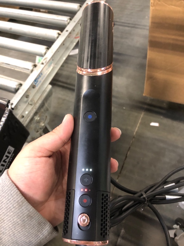 Photo 3 of Shark Hair Dryer | FlexStyle Hair Styling System | Portable & Powerful Blow Dryer Brush | Hair Curler & Volumizer | 6 Styling Tools Included | Best for All Hair Types | Black | HD440BK