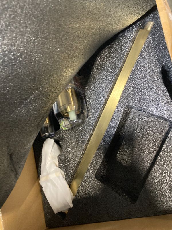 Photo 1 of *USED*
HomGoo Shower System with Tub Spout, All Metal Tub Shower Faucet Set with 12-Inch Rain Shower Head and Handheld Spray combo, Wall Mounted Shower Combo Set with shower valve and Trim kit,Brushed Gold