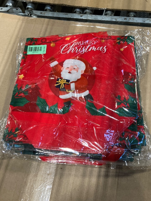 Photo 1 of ** BUNDLE 2PK ***
AFKLMNE 8-Pack Christmas Gift Bags with Handles, Tote Bags for Holiday Party Favor Gift and Family Gifts Wrap, Reusable (12.8"×9.8"×6.7")