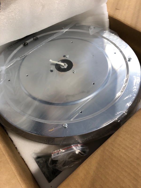 Photo 3 of Modern Fandelier Ceiling Fans with Light and Remote APP Control, Crystal Chandelier Fan | Retractable Invisible Blades Quiet DC Motor Dimmable LED Light for Bedroom, Living Room, 42" Silver                                                                  