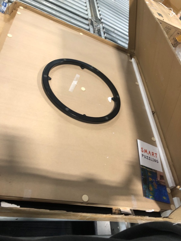 Photo 4 of Rotating Wooden Puzzle Board for with 6 Storage Drawers & Protective Cover – Jigsaw Puzzle Table - for Adults & Families Home Entertainment & Puzzle Building (2000 Piece Puzzle Board Rotating)