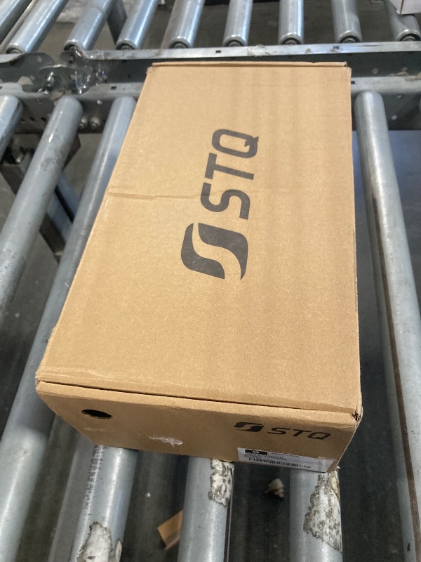 Photo 1 of ***STAINED AT THE TIP*** STQ Slip On Sneakers for Women Arch Support Nursing Walking Shoes Lightweight Exercise Gym Shoes with Memory Foam White Purple Size 9