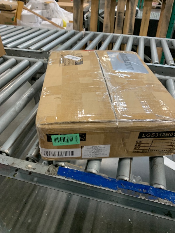 Photo 1 of ** missing pull bar**SONGMICS Dresser for Bedroom, Chest of Drawers, Nightstand, Steel, MDF, 2 Non-Woven Fabric Drawers, Storage Organizer Unit, Closet, Entryway, Ink Black and Ebony Black ULGS312B01S