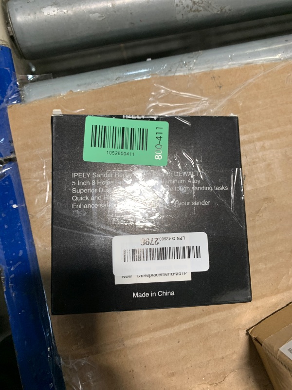 Photo 1 of 1 Pack Sander Replacement Pad for Dewalt, 5-Inch 8 Holes Hook and Loop Aluminum Alloy Orbital Sander Replacement Pad for DWE6421/6421K, DWE6423/6423K, DCW210B, DWE64233, N329079