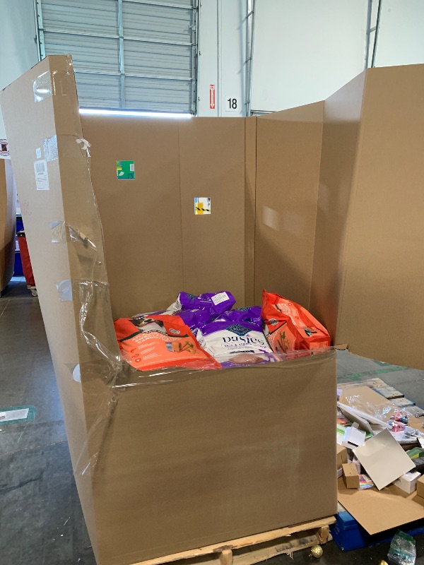 Photo 1 of *** ASIS/NO RETURNS-FINAL SALE***

BUNDELED BAG OF****
Assorted pallet of dog food, different brands in 24-pound and 15-pound bags