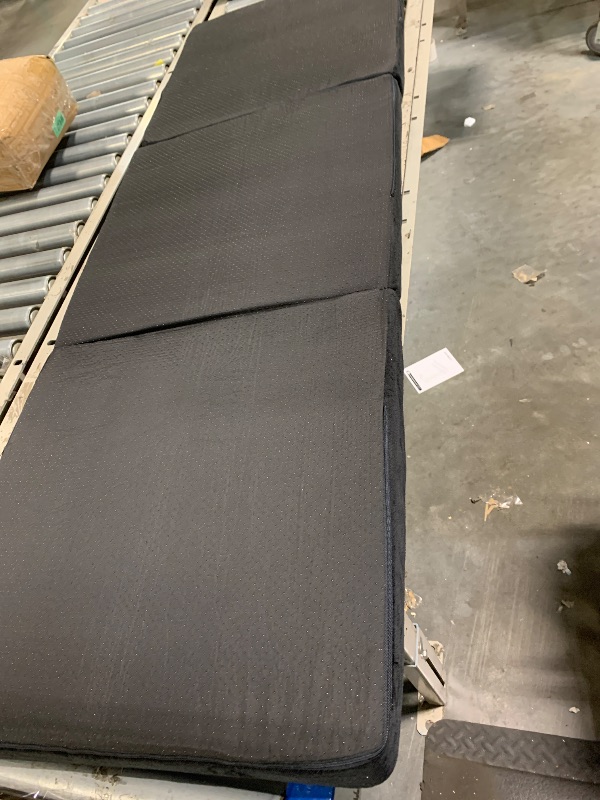 Photo 1 of ****SIMILAR***

Jamdok 60 X 23 X 3 Inch Foam Folding Sleeping Pad,Trifold Mattress,Machine Washable Mesh Cover,Cot Size Floor Mattress Topper,Guest Bed for Adult,Camping Mat