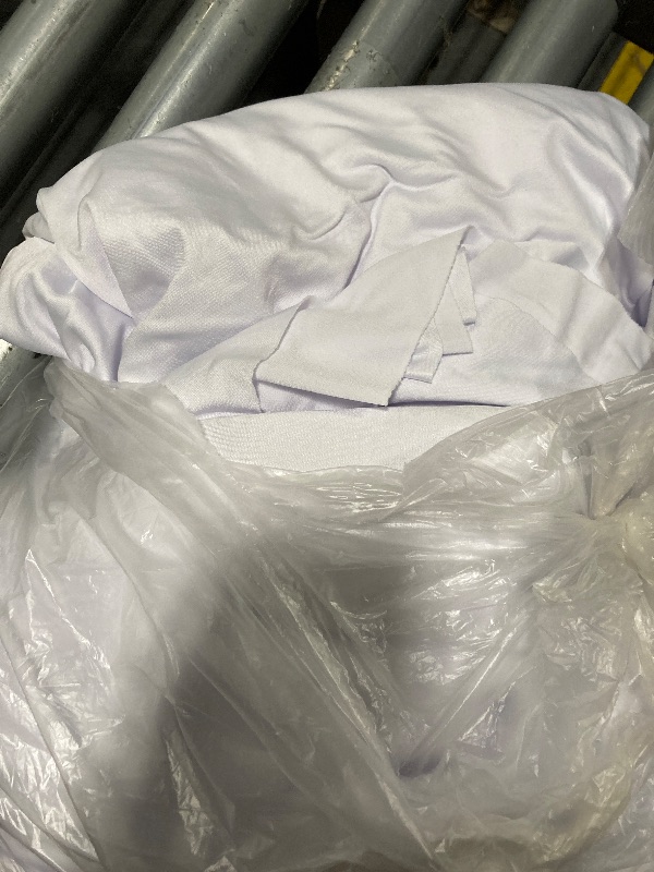 Photo 3 of Pureegg Rectangle Table Cloth 60" x 84" – 8 Packs, Durable Polyester Tablecloth Offers Reusable & Washable Protection, Ideal for Outdoor Party, Picnic, Wedding, Banquet and Birthday, White