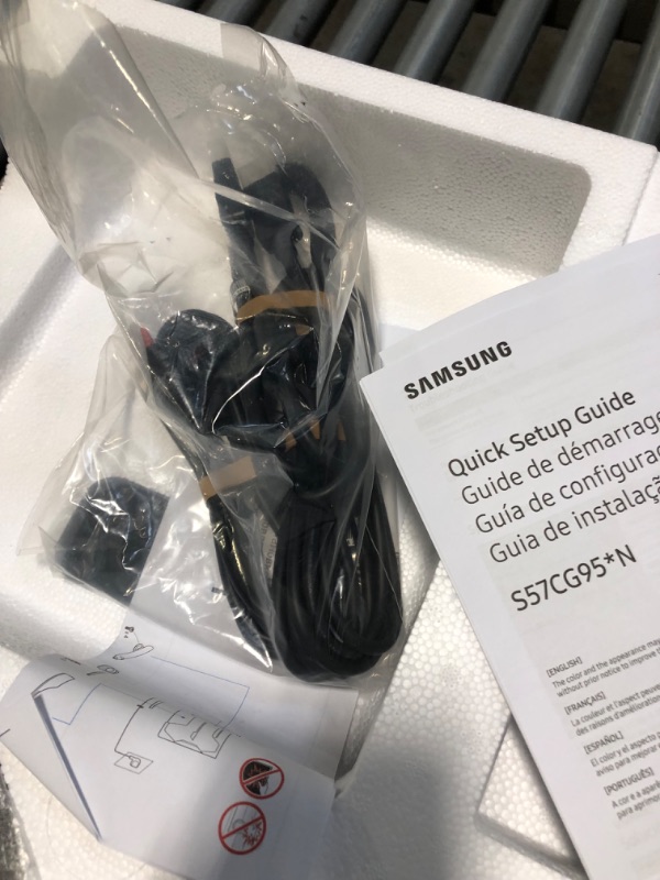 Photo 1 of SAMSUNG 57" Odyssey Neo G9 (G95NC) Series Dual 4K UHD 1000R Curved Gaming Monitor, 240Hz, 1ms with DisplayPort 2.1, Quantum Mini-LED, DisplayHDR 1000, AMD FreeSync Premium Pro, LS57CG952NNXZA