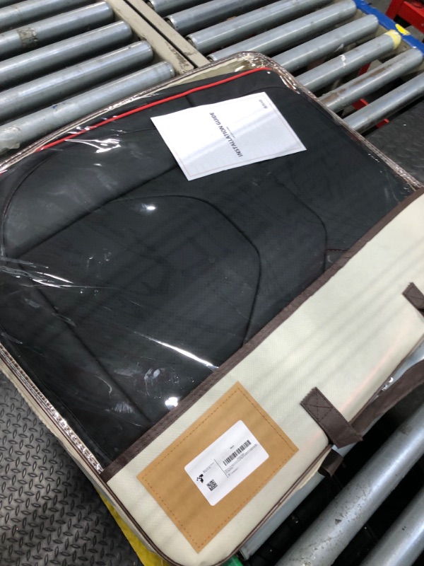 Photo 5 of FREESOO Car Seat Covers Full Set,Waterproof Automotive Seat Covers, Leather Cars Interior Covers, Seats Protection Universal fit Babies & Adult (Black Red)