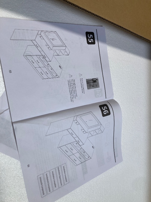 Photo 1 of ** SIMILAR *** Rovaurx 65" W Makeup Vanity Set with Mirror and 3-Color Lights, Large Vanity Table with 8 Drawers & Side Storage Shelf, Adjustable Width, Bedroom Dressing Table with Stool, for Women, White RSZT109WD