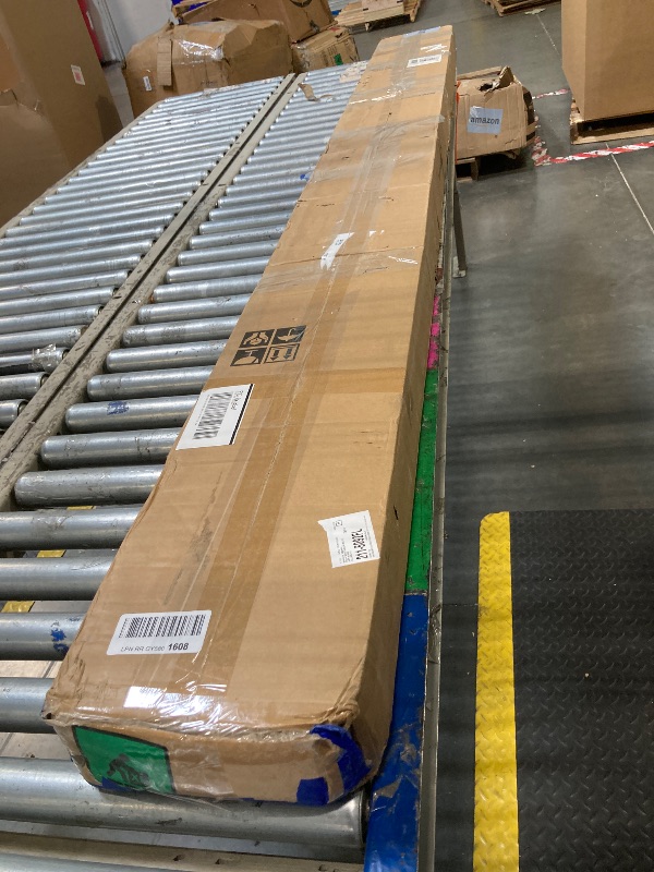 Photo 1 of 4 PCS Wood Slat Wall Panels, 92.5 x 11 Inch Sound Proof Panels for Walls, Wood Wall Panels for Interior Wall Decor for Home, Office, Studio (Matte Grey)