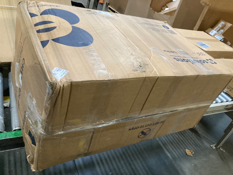 Photo 1 of ** VERY USED/ UNTESTED/ MISSING PARTS *** Bush Business Furniture Modelo High Back Leather Executive Office Chair in Saddle Tan