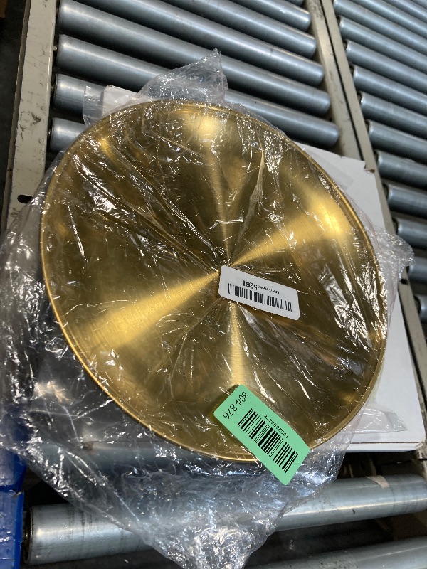 Photo 1 of **Missing**
CAMBUY Stainless Steel Plates 304 Metal Gold Dinner Plates Unbreakable Dinner Dishes Plates Set for Barbecue Kitchen Home Camping Outdoor Party (10inch 4Pcs)