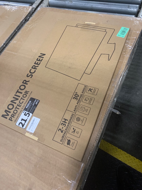 Photo 1 of [2-Pack] 21.5 Inch Computer Privacy Screen Filter for 16:9 Widescreen Monitor, Removable Eye Protection Anti Glare Blue Light Filter Privacy Shield, Anti Scratch Anti Spy Screen Protector Film 21.5 In