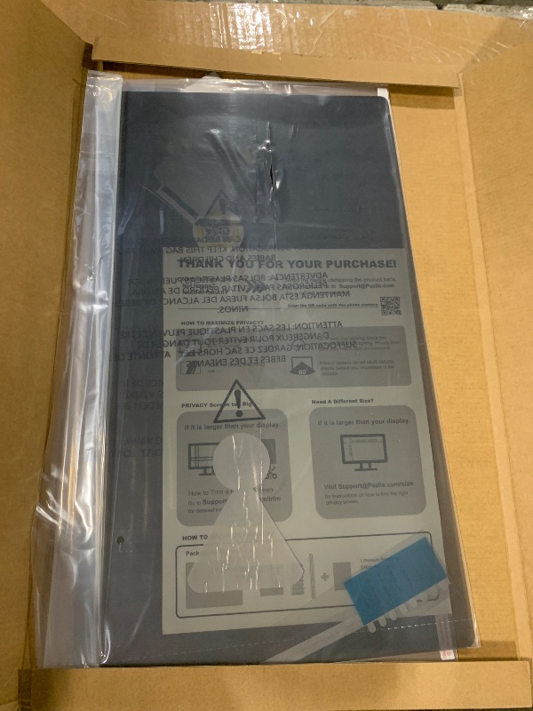 Photo 1 of [2-Pack] 21.5 Inch Computer Privacy Screen Filter for 16:9 Widescreen Monitor, Removable Eye Protection Anti Glare Blue Light Filter Privacy Shield, Anti Scratch Anti Spy Screen Protector Film 21.5 In