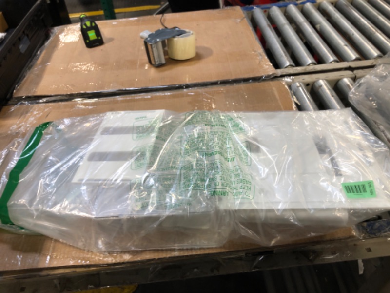 Photo 1 of 3 Pack Under Desk Drawer Organizer, Slide Out Desk Drawer, Clear Plastic Drawer Under for Office, School, Home, Hidden Desktop Organizer Pen Holder for Self-Adhesive (Clear, 3 Size)