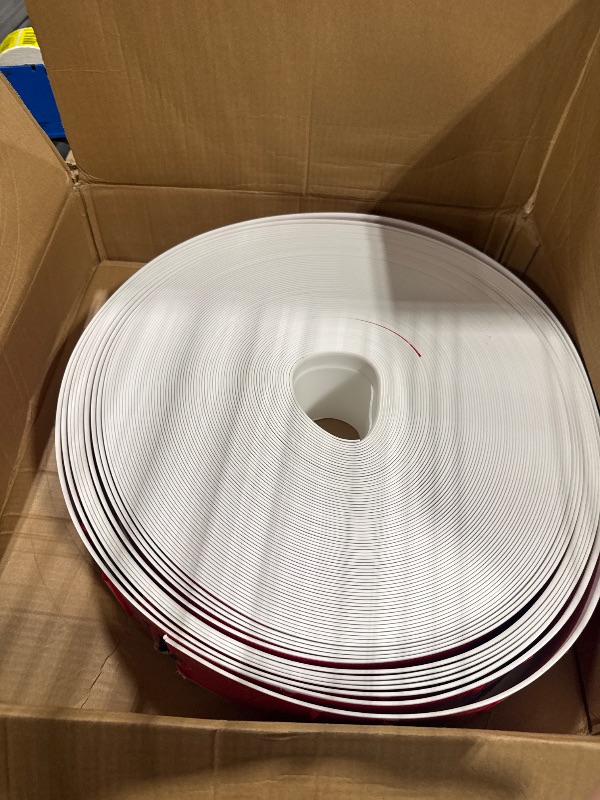 Photo 1 of *USED*
Duzzy Flexible Baseboard Molding Trim, 4 Inch(W) x 200 Feet(L) Peel and Stick Rubber Wall Trim Molding, Self-Adhesive Vinyl Wall Base Cove Base