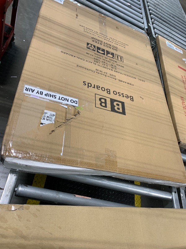 Photo 1 of 4 THOUGHT Chalk Board 24" x 36", Magnetic Large Chalkboard for Wall Rustic Blackboard Hanging Chalkboards Sign Menu Board for Kitchen Decor Office Home School 4 Markers 8 Magnets, Brown