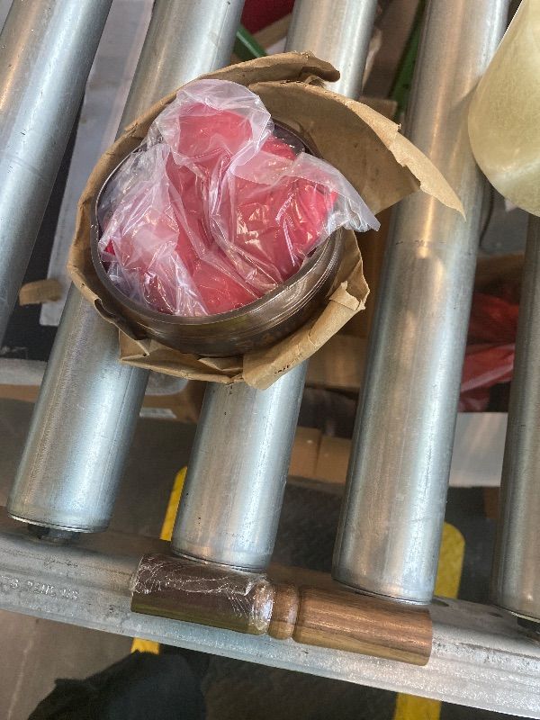 Photo 1 of ***MINOR DAMAGE*** Tibetan Singing Bowl Set Authentic – Handmade in Nepal Sound & Meditation Bowl – Spiritual Decor for Yoga, Wellness Spaces & Relaxation by Himalayan Bazaar (Brown & Red)