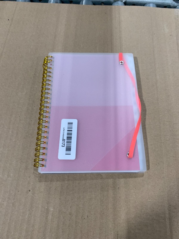 Photo 1 of 2025/2026 Planner - A5 Weekly & Monthly Planners Spiral Bound, July 2025 - June 2026, 2026 Planner with Flexible Cover, Tabs, Inner Pocket, 6.4" x 8.5", Pink