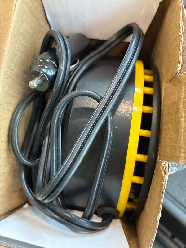 Photo 1 of **UNTESTED**
12V Car Heater,Portable Fast Heating Auto Car Heater Defroster Windshield Defogger Automobile Windscreen Heater Plug in Cigarette Lighter 360 Degree Rotary for 12V Car (Yellow&Black)