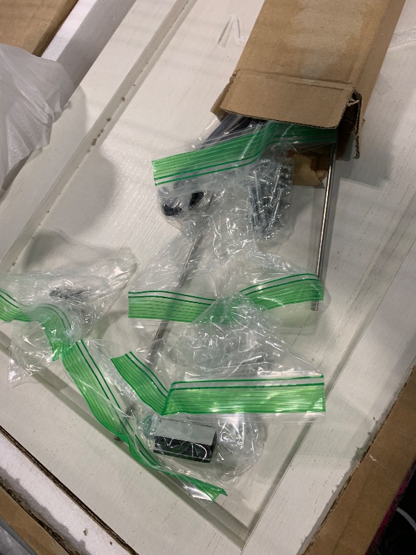 Photo 4 of HOMCOM 3 Drawer File Cabinet with Silent Slides, Vertical Filing Cabinet for Hanging A4/Letter Size, Rustic Farmhouse Printer Stand with Storage for Home Office, Distressed White