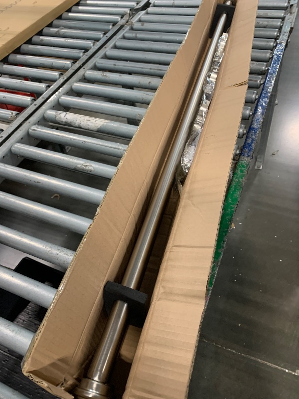 Photo 1 of 2 Pack Curtain Rods 48 to 86 Inches,1 Inch Curtain rods for Windows, Hanging Curtain Rod & Wall Mount with Brackets Heavy Duty Rod,End Cap Single Rod, Brushed Nickel