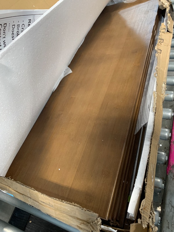 Photo 1 of *USED*
Gashell Wire Shelf Covers, Bamboo Wire Rack Covers for Pantry, Closet (4pcs, 38" W x 12" D)