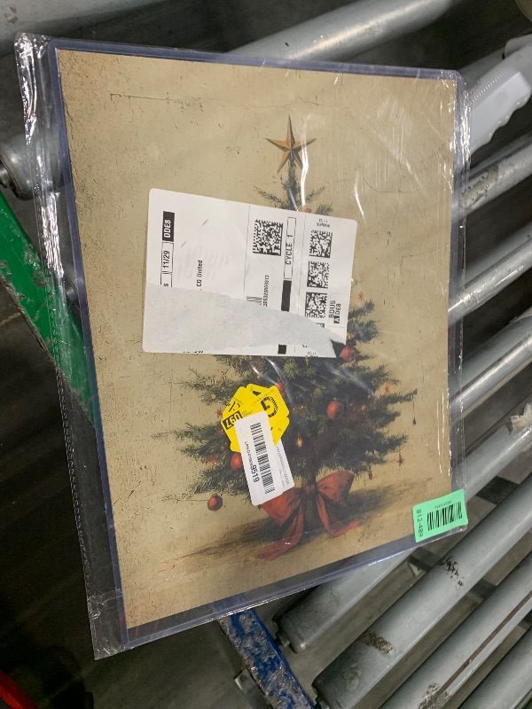 Photo 1 of **FRAME NOT INCLUDED**
Vintage Christmas Tree Print – Rustic Holiday Wall Art – Modern Farmhouse Christmas Décor – Classic Winter Artwork for Home or Office – Festive Christmas Gift Idea – Unframed (11X14INCH)