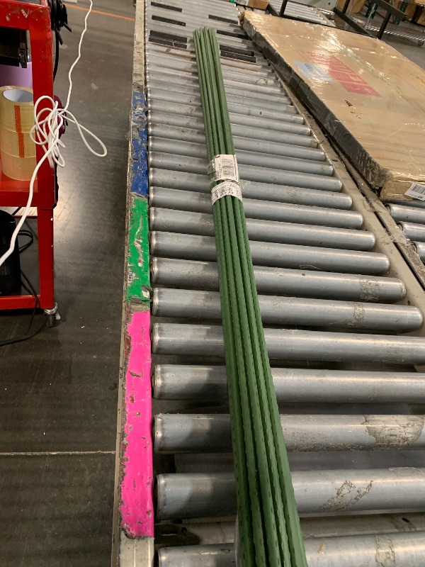 Photo 1 of ****SIMILAR ITEM****** ROMODEN Garden Stakes 48'' Plant Sticks, 15PCS Plastic Coated Steel 4ft Plant Stakes Support for Growing Climbing Plants, Tomato Stakes Gardening Supplies