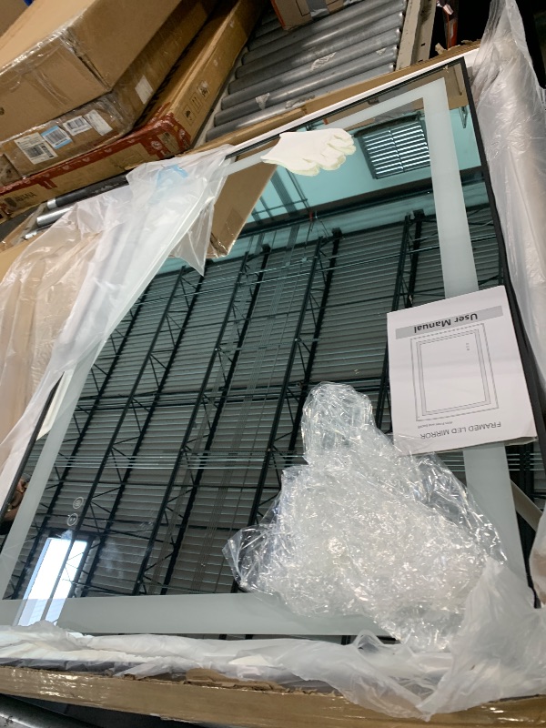 Photo 1 of ****SIMILAR ITEM****24x32 LED Bathroom Mirror with Lights – Anti-Fog, Dimmable, Backlit & Front Lit Lighted Vanity Mirror for Wall – Smart Bathroom Mirror with Memory Function, Shatterproof Tempered Glass