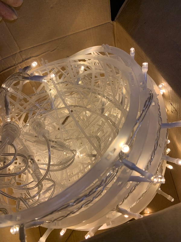 Photo 1 of *****SIMILAR ITEM**** kolpop Color Changing Christmas Outdoor Balls Lights, 11 Modes Sphere Lights with Remote & Timer, 4 Pack 7.87" Dimmable Hanging Tree Globe Light with Plug-in for Xmas Party Yard Garden Decorations