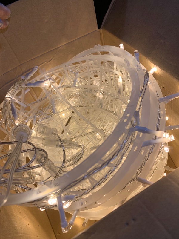 Photo 1 of *****SIMILAR ITEM**** kolpop Color Changing Christmas Outdoor Balls Lights, 11 Modes Sphere Lights with Remote & Timer, 4 Pack 7.87" Dimmable Hanging Tree Globe Light with Plug-in for Xmas Party Yard Garden Decorations