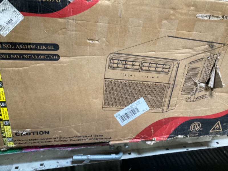 Photo 1 of ZAFRO U Shaped Air Conditioner Window AC Unit 12000BTU Cools 550 Sq.Ft. for Bedroom,Upgrade Partition Air Outlet,Quiet Operation,3 Fan Speeds,6-in-1 Mode,Electronic Control with Remote