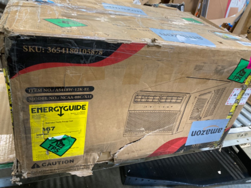 Photo 1 of ZAFRO U Shaped Air Conditioner Window AC Unit 12000BTU Cools 550 Sq.Ft. for Bedroom,Upgrade Partition Air Outlet,Quiet Operation,3 Fan Speeds,6-in-1 Mode,Electronic Control with Remote