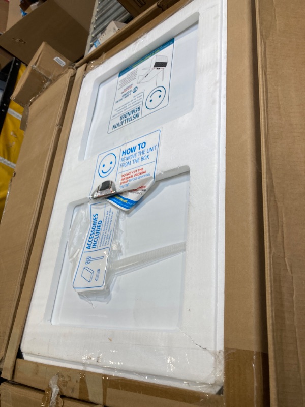 Photo 1 of ZAFRO U Shaped Air Conditioner Window AC Unit 12000BTU Cools 550 Sq.Ft. for Bedroom,Upgrade Partition Air Outlet,Quiet Operation,3 Fan Speeds,6-in-1 Mode,Electronic Control with Remote