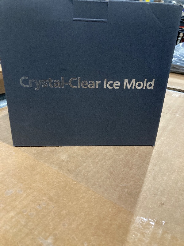 Photo 1 of **MINOR DAMAGE**
TINANA Crystal Clear Ice Ball Maker, 4 Cavity Large Clear Ice Balls Form, 2.5” Round Ice Sphere Trays for Whiskey, Cocktail, Brandy, Bourbon