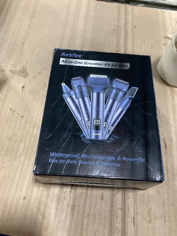 Photo 1 of Beard Trimmer for Men, Electric Razors and Hair Clippers Set, Precision Dial Adjustable 20 Settings, All-in-One Shaving Kit for Mens Face Head Nose Body, IPX7 Waterproof Wet/Dry, USB-C Charge Dock