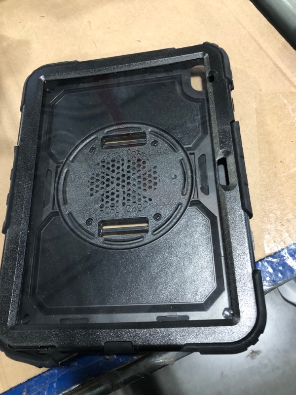 Photo 1 of **MISSING STRAPS**
SEYMAC stock Case for iPad (A16) 11th/10th Generation 11''/10.9'' 2025/2022, Full-Body Drop Protection Case with Screen Protector &360° Rotate Hand Strap/Stand, Black