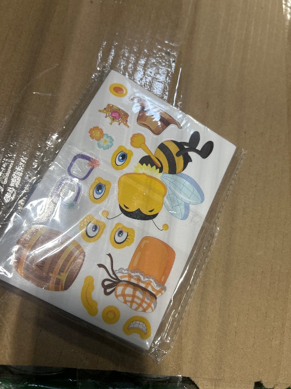 Photo 1 of 36 Sets Bee Craft Stickers for Kids Stickers Bulletin Board Classroom Bees Decor You are My Sunshine Birthday Party Favors Sunflower Kindergarten Graduation Spring Baby Christmas Gift for Kids