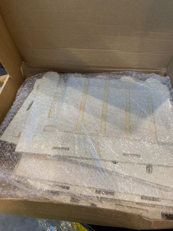 Photo 1 of *MINOR DAMAGE - USED*
Large Rabbit Wooden Hideout House, Multi-Chamber Small Animal Wooden Castle Cage, Bunny Playhouse Habitat Decor Tunnel for Dwarf Rabbit Guinea Pig Chinchilla Hedgehog Squirrel