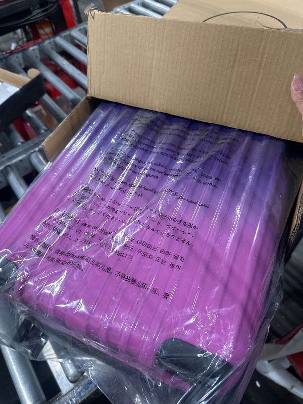 Photo 1 of ***Wheel missing***VIVIcity Carry on 20inch Luggage with Spinner Wheels, Lightweight PC+ABS Hard Shell Suitcases, Expandbale Storage & TSA Aprovel Lock