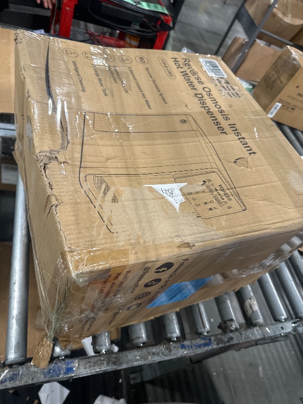 Photo 1 of UV Countertop Reverse Osmosis Water Filter System, Hot RO System, 8 Stage Water Purifier, 7L Large Water Tank for Home, 4:1 Pure to Drain, Reduce TDS PFAS, BPA Free (No Installation Required)