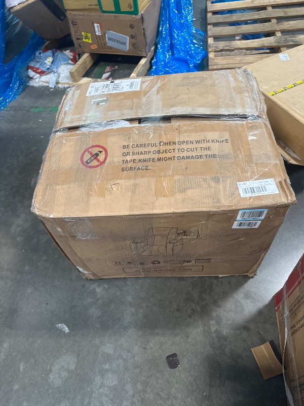 Photo 1 of  Garvee Power Lift Recliner Chair - Heat and Massage, Adjustable Back and Legs, PU Leather Electric Lift Chair Designed for Mobility Aid Elderly Relaxation, Grey
