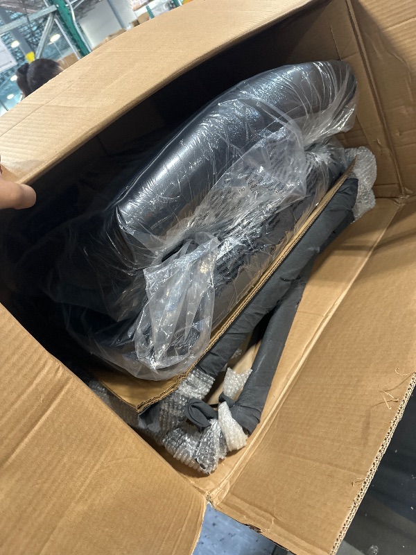 Photo 1 of *USED*
Flash Furniture Hercules Series Big & Tall LeatherSoft Executive Side Reception Chair, Padded Lobby Chair with 500-lb. Static Weight Capacity, Black