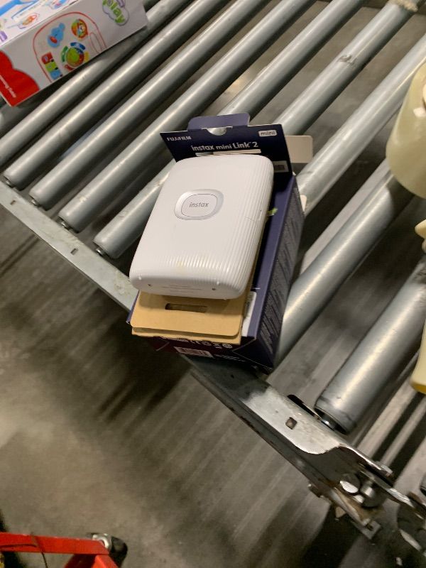 Photo 1 of *** MISSING FILM*** FUJIFILM Instax Mini Link 2 Smartphone Printer Bundle 2025 - Clay White