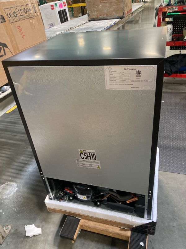 Photo 1 of ****MINOR DAMAGE, DENTS****Garvee 24Inch Indoor Beverage Refrigerator Weather Resistant Stainless Steel Beverage Cooler for Up to 180 Cans, Built-in or Freestanding Use

-Accurate LED temperature control
-Powerful compressor for quick cooling
-Air-cooling